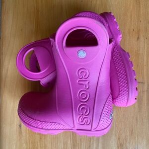 Toddler Croc Boots Sz 8